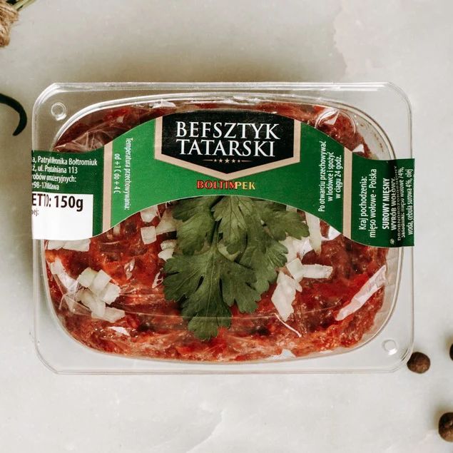 befsztyk tatarski 150g